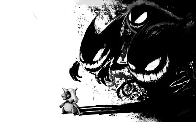 Gengar Haunter Gastly Cubone Pok Abstract Wallpaper 4K 1920x1200 Hd, Desktop, Wallpaper, Featuring, Gengar, Haunter, Gastly, And, Cubone, Pok, Mon, Series, White, Gray, Ultrawide, Full HD