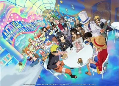 Vibrant Anime Crossover Numerous Popular Abstract Wallpaper 4K 1920x1382 A, Vibrant, Hd, Anime, Crossover, Desktop, Wallpaper, Featuring, Numerous, Popular, Characters, Gathered, White, Landscape, Full HD