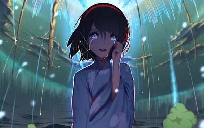 Mitsuha Miyamizu Anime Your Abstract Wallpaper 4K 1920x1200 Hd, Desktop, Wallpaper, Of, Mitsuha, Miyamizu, From, The, Anime, Your, Name, Depicted, Brown, Gray, Ultrawide, Full HD
