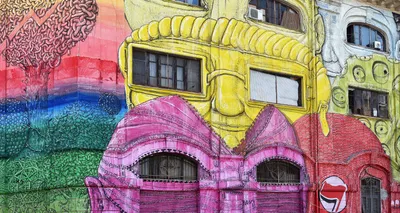 Artistic Street Art World Wallpaper 4K 6016x3205 Artistic, Street, Art, Hd, Desktop, Wallpaper, Background, White, Gray, Ultrawide, 4k