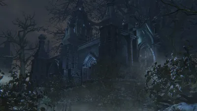 Video Game Bloodborne Moonlit Fog Nature Wallpaper 4K 1920x1080 Hd, Pc, Desktop, Wallpaper, From, The, Video, Game, Bloodborne, Showing, Moonlit, Fog-shrouded, Brown, Ultrawide, Full HD
