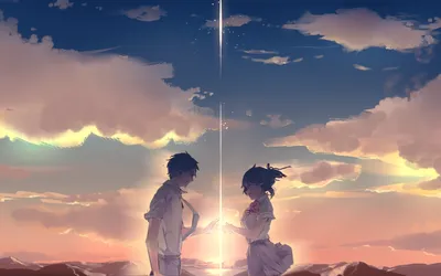 Misty Taki Wallpaper Nature Wallpaper 4K 1920x1200 Hd, Desktop, Wallpaper, Featuring, Taki, Tachibana, And, Mitsuha, Miyamizu, Anime, Your, Name, Gray, Ultrawide, Full HD