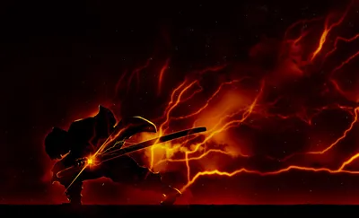 Bright Zenitsu Wallpaper Abstract Wallpaper 4K 2000x1213 Hd, Desktop, Wallpaper, Of, Zenitsu, Agatsuma, From, Demon, Slayer, Kimetsu, Yaiba, Captured, Black, Ultrawide, Full HD
