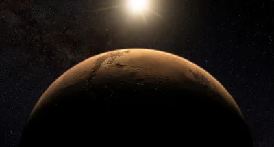 Sci Planet Illuminated Bright Space Wallpaper 4K 2334x1257 Hd, Pc, Desktop, Wallpaper, Featuring, A, Sci‑fi, Scene, Planet, Illuminated, Bright, Star, White, Brown, Ultrawide, Full HD
