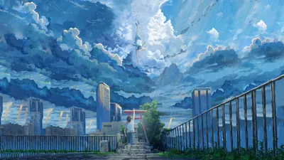 Anime Weathering You Characters Nature Wallpaper 4K 3840x2160 Hd, Wallpaper, Of, The, Anime, Weathering, With, You, Featuring, Characters, Hina, Amano, Blue, Gray, Ultrawide, 4k