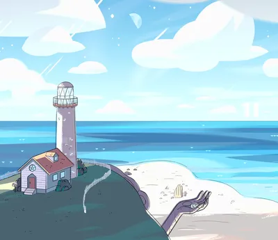 Misty Show Wallpaper Nature Wallpaper 4K 1920x1655 Hd, Pc, Desktop, Wallpaper, From, The, Tv, Show, (steven, Universe, Featuring, Lighthouse, White, Brown, Square, Full HD