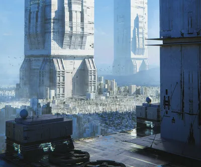 Vivid Sci Wallpaper World Wallpaper 4K 1920x1600 Sci, Fi, City, Hd, Desktop, White, Square, Full HD