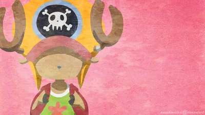 Minimalist Tony Chopper Minimal Wallpaper 4K 1920x1080 Minimalist, Hd, Pc, Desktop, Wallpaper, Featuring, Tony, Chopper, Anime, One, Piece, Styled, Pink, Gray, Ultrawide, Full HD