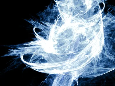 Misty Abstract Wallpaper Black/Dark Wallpaper 4K 1600x1200 An, Abstract, Design, Featuring, Swirling, White, And, Blue, Elements, Against, Dark, Creating, Landscape