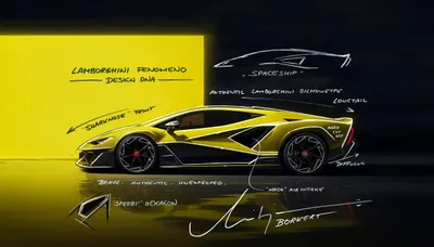 Dreamy Sleek Wallpaper Cars Wallpaper 4K 2560x1460 Sleek, Yellow, Lamborghini, Fenomeno, Concept, Sketch, And, Profile, Black-and-yellow, Backdrop, Quad, Desktop, Ultrawide, QHD