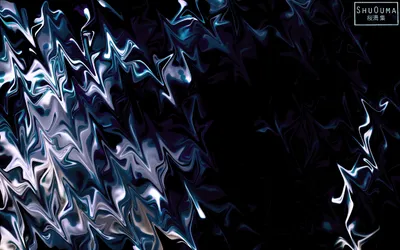 Abstract Black Fluid Wallpaper 4K, Abstract category