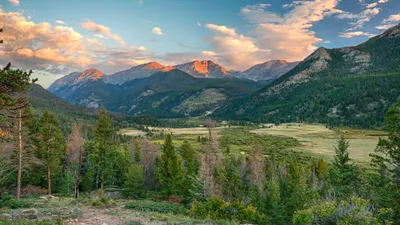 Landscape Valley Surrounded Lush Nature Wallpaper 4K 3840x2160 Hd, Desktop, Wallpaper, Featuring, A, Stunning, Landscape, Of, Valley, Surrounded, Lush, Forests, Gray, Ultrawide, 4k
