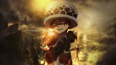 Bold Trafalgar Wallpaper Abstract Wallpaper 4K 1920x1080 Hd, Wallpaper, Featuring, Trafalgar, Law, From, The, Anime, One, Piece, Shown, Dramatic, Brown, Orange, Yellow, Ultrawide, Full HD