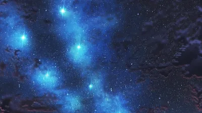 Anime Depicting Vibrant Starry Sky Space Wallpaper 4K 2000x1125 Hd, Anime-style, Desktop, Wallpaper, Depicting, A, Vibrant, Starry, Sky, Glowing, Blue, Stars, Brown, Green, Ultrawide, Full HD