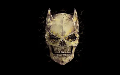 Dark Eerie Skull Shaped Like Black/Dark Wallpaper 4K 1920x1200 Hd, Pc, Desktop, Wallpaper, Featuring, A, Dark, Eerie, Skull, Shaped, Like, Batman, Gray, Ultrawide, Full HD