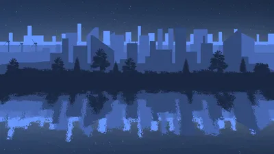 Minimalist Reflection Night Artistic City Minimal Wallpaper 4K 1920x1080 Minimalist, Reflection, Night, Artistic, City, Hd, Desktop, Wallpaper, Brown, Ultrawide, Full HD