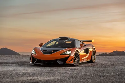 Dreamy Orange Wallpaper Cars Wallpaper 4K 8256x5504 Orange, Mclaren, 620r, Supercar, Parked, On, A, Textured, Ground, Scenic, Sunset, Captured, Gray, Landscape, 4k