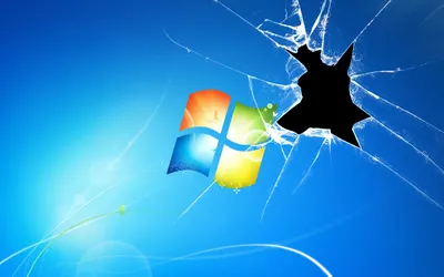 Cracked Screen Windows Logo Prominently Abstract Wallpaper 4K 1920x1200 Hd, Wallpaper:, Featuring, A, Cracked, Screen, With, The, Windows, Logo, Prominently, Displayed, Red, Pink, Ultrawide, Full HD