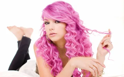 Vibrant Person Pink Abstract Wallpaper 4K 2560x1600 A, Vibrant, Hd, Pc, Desktop, Wallpaper, Featuring, Person, Pink, Curly, Hair, Embodying, White, Ultrawide, QHD