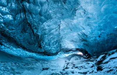 Captivating Ice Cave Nature Wallpaper 4K 2048x1311 A, Captivating, Hd, Wallpaper, Showcasing, Stunning, *ice, Cave, Vibrant, Blue, Hues, Highlighting, Gray, Green, Ultrawide, Full HD