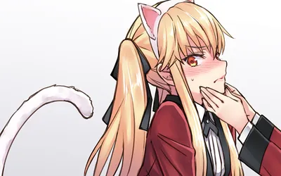 Anime Meari Saotome Kakegurui Her Animals Wallpaper 4K 1920x1200 Hd, Anime, Desktop, Wallpaper, Featuring, Meari, Saotome, From, Kakegurui, Showing, Her, Cat, White, Ultrawide, Full HD