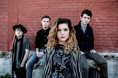 Sleek Echosmith Wallpaper Abstract Wallpaper 4K 3000x2000 Hd, Desktop, Wallpaper, Of, Echosmith, With, Sydney, Sierota, Front, Posing, Red, Brick, Gray, Brown, Landscape, QHD