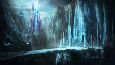 Fantasy Landscape Towering Nature Wallpaper 4K 1920x1080 Hd, Fantasy, Landscape, Of, Towering, Icy, Spires, And, Rugged, Cliffs, Under, Cloudy, Gray, Ultrawide, Full HD