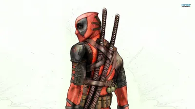Sleek Deadpool Wallpaper Abstract Wallpaper 4K 1920x1080 Hd, Pc, Desktop, Wallpaper, Featuring, Deadpool, The, Merc, Mouth, Standing, Two, Katanas, White, Ultrawide, Full HD