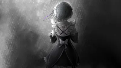 Rem Zero Starting Life Another Space Wallpaper 4K 1920x1080 Hd, Desktop, Wallpaper, And, Background, Featuring, Rem, From, Zero, Starting, Life, Another, Gray, Ultrawide, Full HD