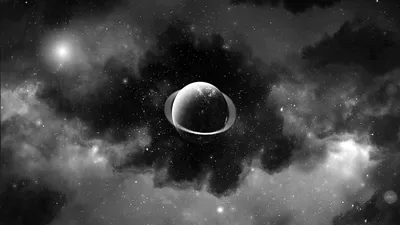 Vibrant Sci Wallpaper Space Wallpaper 4K 1920x1080 Sci, Fi, Hd, Pc, Desktop, Wallpaper, And, Background, Ringed, Planet, Drifts, Star-filled, Black, Brown, Ultrawide, Full HD