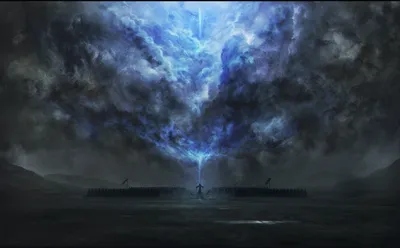 Dark Dramatic Warrior Standing Ominous Nature Wallpaper 4K 2584x1600 A, Dark, And, Dramatic, Scene, Featuring, Warrior, Standing, Against, Ominous, Sky, Beam, Gray, Ultrawide, QHD
