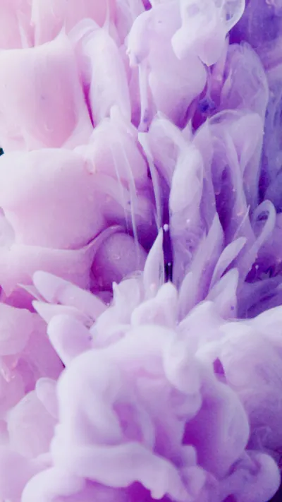 Close Purple Ink Aqueous Photography Abstract Wallpaper 4K 2160x3840 White