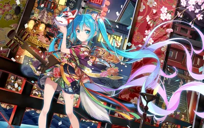Hatsune Miku Vocaloid Anime Wearing Abstract Wallpaper 4K 1920x1200 Hd, Wallpaper:, Featuring, Hatsune, Miku, From, Vocaloid, In, Anime, Style, Wearing, Colorful, White, Ultrawide, Full HD