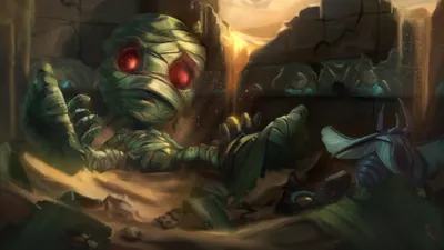Amumu League Legends Video Game Games Wallpaper 4K 3840x2160 Amumu, League, Of, Legends), Video, Game, Desktop, Pink, Purple, Gray, Ultrawide, 4K