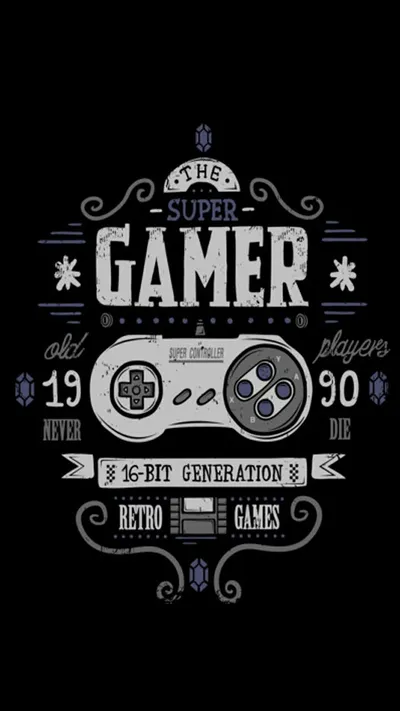 Retro Gaming Iphone Games Wallpaper 4K 1080x1920 Gray