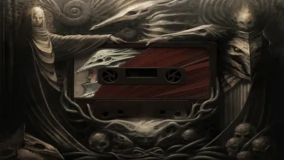 Radiant Depicting Wallpaper Fantasy Wallpaper 4K 1920x1080 Hd, Pc, Desktop, Wallpaper, Depicting, A, Dark, Surreal, Painting, Featuring, Cassette, Tape, Gray, Ultrawide, Full HD