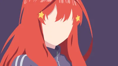 Minimalist Itsuki Nakano Anime Quintessential Minimal Wallpaper 4K 6942x3905 Minimalist, Itsuki, Nakano, Anime, The, Quintessential, Quintuplets, Desktop, Orange, White, Ultrawide, 4K