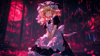 Remilia Scarlet Touhou Koumakyou Space Wallpaper 4K 3840x2160 4K, Ultra, Hd, Desktop, Wallpaper, Of, Remilia, Scarlet, Touhou, Koumakyou, New, Classic, Gray, Brown, Ultrawide