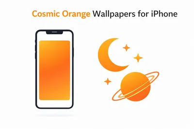Orange Aesthetic Iphone Lock Screens Abstract Wallpaper 4K 1536x1024 White, Gray