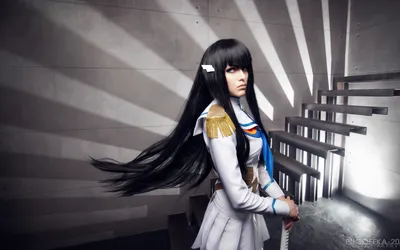 Moody Cosplaying Wallpaper Black/Dark Wallpaper 4K 1920x1200 Hd, Pc, Desktop, Wallpaper, A, Cosplaying, Woman, With, Long, Black, Hair, White, Gray, Ultrawide, Full HD