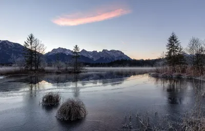 Landscape Mountain Ice Winter Nature Wallpaper 4K 2047x1311 Landscape, Mountain, *ice, Winter, Reflection, Nature, Lake, Hd, Desktop, Gray, Ultrawide, Full HD