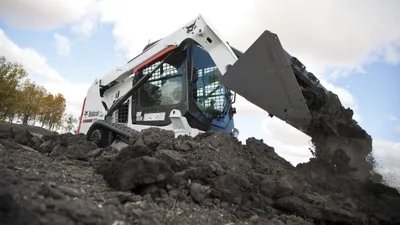 Vehicle Bobcat Skid Steer Cars Wallpaper 4K 5700x3206 Vehicle, Bobcat, Skid, Steer, Hd, Desktop, Wallpaper, White, Ultrawide, 4k