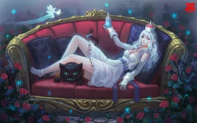 Vivid Fantasy Wallpaper Fantasy Wallpaper 4K 1920x1200 A, Fantasy, Scene, Featuring, An, Elf, With, Silver, Hair, Wearing, Crown, Lounging, Gray, Ultrawide, Full HD