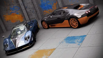 Sleek Two Wallpaper Cars Wallpaper 4K 1920x1080 Hd, Pc, Desktop, Wallpaper, Featuring, Two, Sleek, Sports, Cars, Parked, Tiled, Floor, Gray, Ultrawide, Full HD