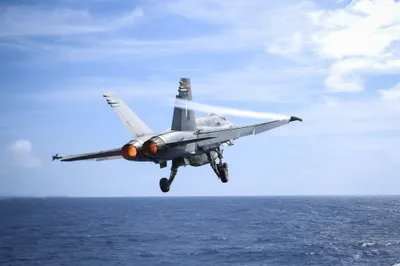 Crisp Mcdonnell Wallpaper Nature Wallpaper 4K 2048x1367 Mcdonnell, Douglas, F/a-18, Hornet, Military, Jet, Fighter, Warplane, A-18, Afterburners, Over, Ocean, White, Landscape, Full HD