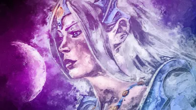 Vibrant Mirana Wallpaper Space Wallpaper 4K 3072x1728 Mirana, Moon, Shard), Gray, White, Ultrawide, QHD