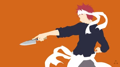 Minimalist Yukihira Anime Food Wars Minimal Wallpaper 4K 1920x1080 Minimalist, Sōma, Yukihira, Anime, Food, Wars, Shokugeki, No, Soma, Desktop, Orange, White, Ultrawide, Full HD
