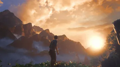 Vivid Uncharted Wallpaper Nature Wallpaper 4K 1920x1080 A, Stunning, Hd, Wallpaper, From, Uncharted:, 4, Thief, 039, End, Featuring, Silhouetted, Pink, White, Ultrawide, Full HD