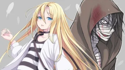 Moody Angels Wallpaper Abstract Wallpaper 4K 3840x2160 Angels, Of, Death, Anime, Wallpaper, Rachel, Gardner, Blonde, Blue, Eyes, Striped, Gray, White, Ultrawide, 4k