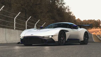 Misty Aston Wallpaper Abstract Wallpaper 4K 7680x4320 A, Stunning, Aston, Martin, Vulcan, Parked, On, Racetrack, Showcasing, Sleek, Design, Powerful, White, Ultrawide, 4K